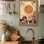 Pizza plakat print do kuchni plakat barokowy plakaty do kuchni