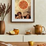 Pizza plakat print do kuchni plakat barokowy plakaty do kuchni