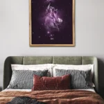 Plakat Printy Printy Horoskop lew leo mistic celestial znaki zodiaku plakaty ze znakami zodiaku zodiaków konstelacje
