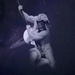 Plakat Printy Printy Horoskop wodnik aquarius mistic celestial znaki zodiaku plakaty ze znakami zodiaku zodiaków konstelacje