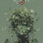 plakat joga yoga motywacyjny z cytatem plakat kobieta z kwiatami zamiast glowy vintage na prezent kwiaty luck koniczyna koniczynka rosliny roślinnośc natura collage 2 flow yoga prints