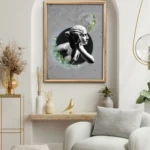 printy print Plakat rzeźba plakaty świąteczne prezent na święta dla plakaty do sypialni autorski wzór autorskie wzory plakatów kolaż collage kolaz nowoczesny 40 x 60 cm A4