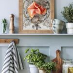 printy print Plakat szynka szyneczka plakaty do kuchni szary różowy plakat do kuchni plaster szynki widelec do restauracji plakat rubens rokoko nowoczesny 50x70 A4