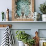 printy print Plakat widelec plakaty do kuchni niebieski szary plakat do kuchni widelec śniadanie do restauracji plakat rubens rokoko nowoczesny duży plakat do kuchni 1